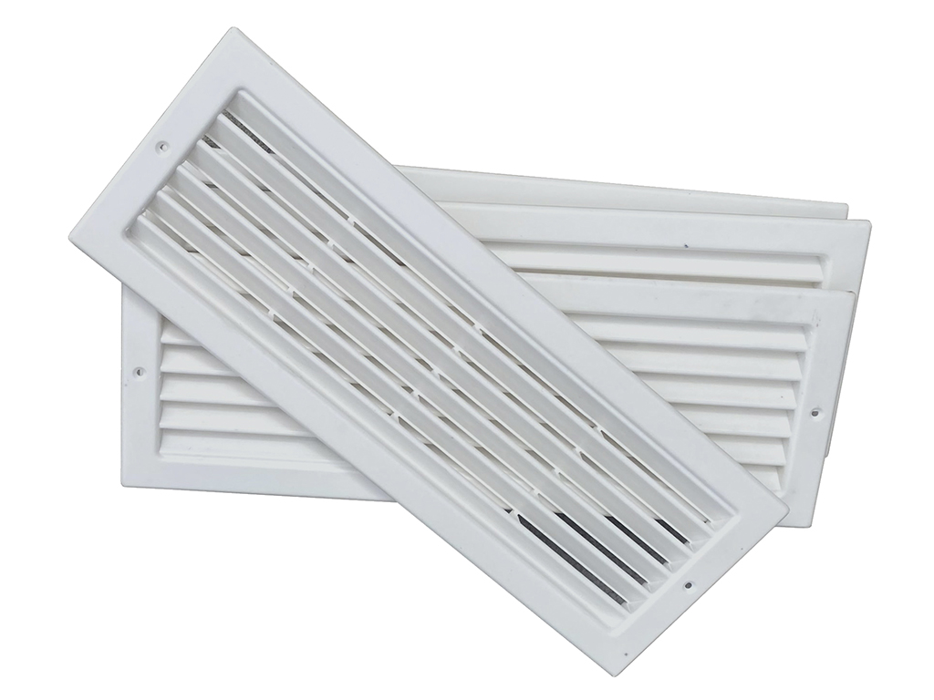 grade plástica de ventilação