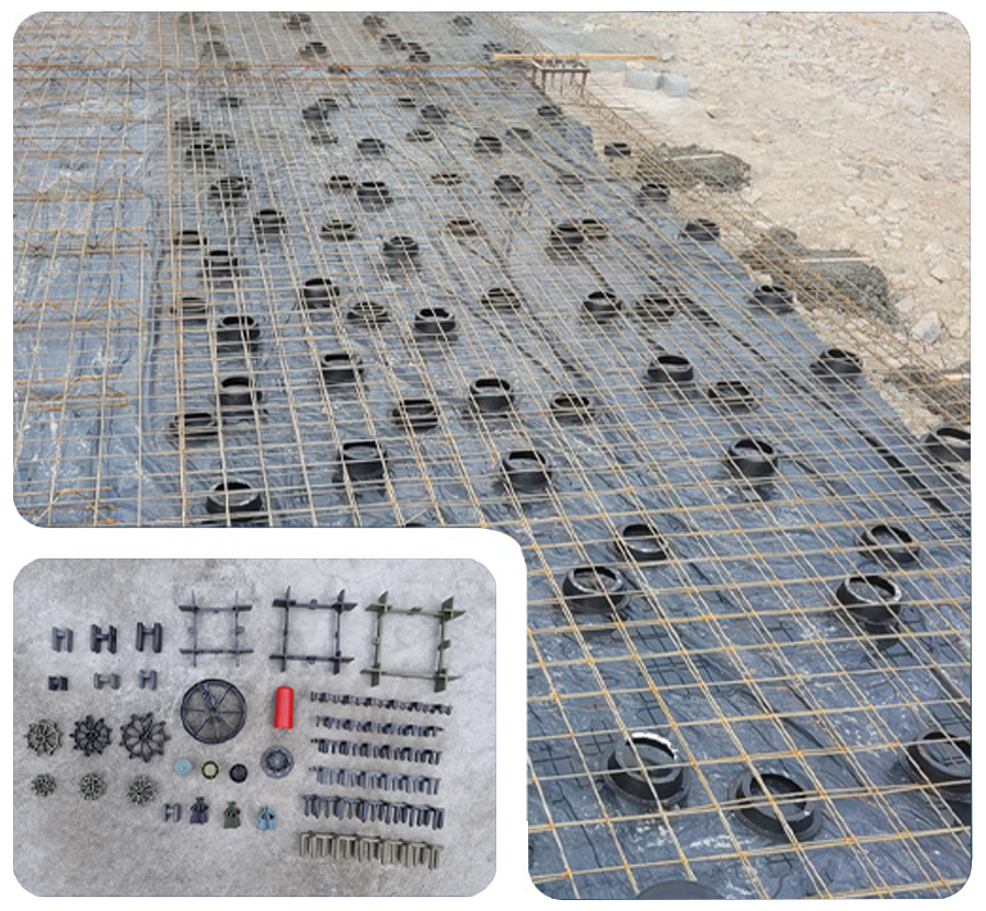 espaçadores plásticos