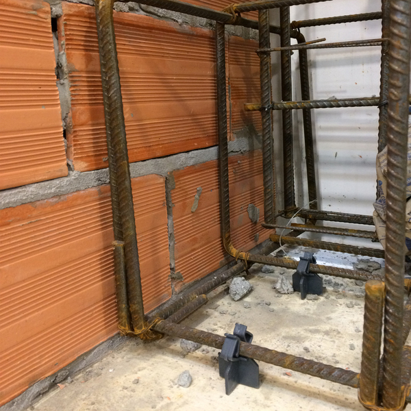 espaçador tipo garra presilha