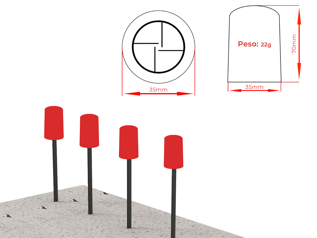 protetor de vergalhão PR